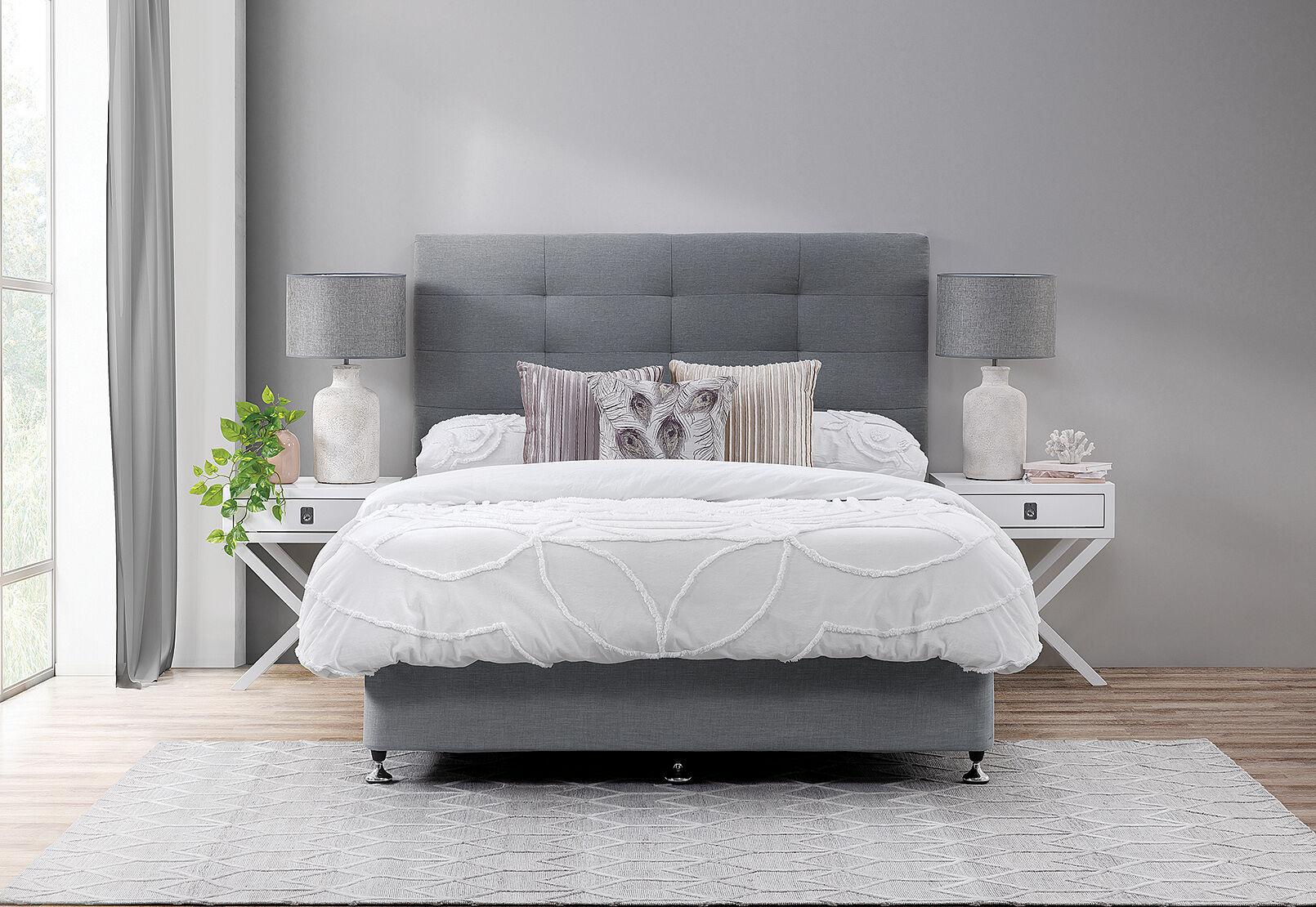 Light Grey Headboard Bedroom Ideas? | Crafted Beds – Crafted Beds Ltd